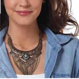 Park Lane| Pharaoh Necklace| Turquoise